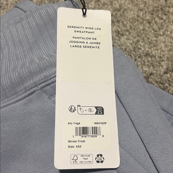 ALO Serenity Wide Leg Sweatpant - Picture 8 of 9